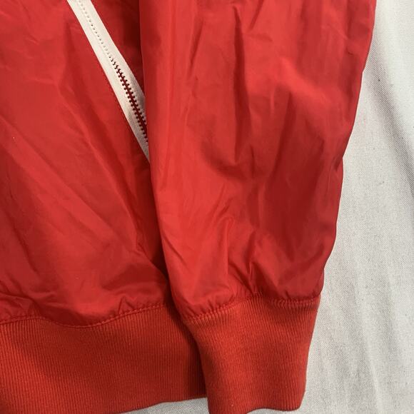 Nike Sportswear Hooded Windrunner Track Jacket Streetwear Red Blue Mens Medium - Picture 7 of 10
